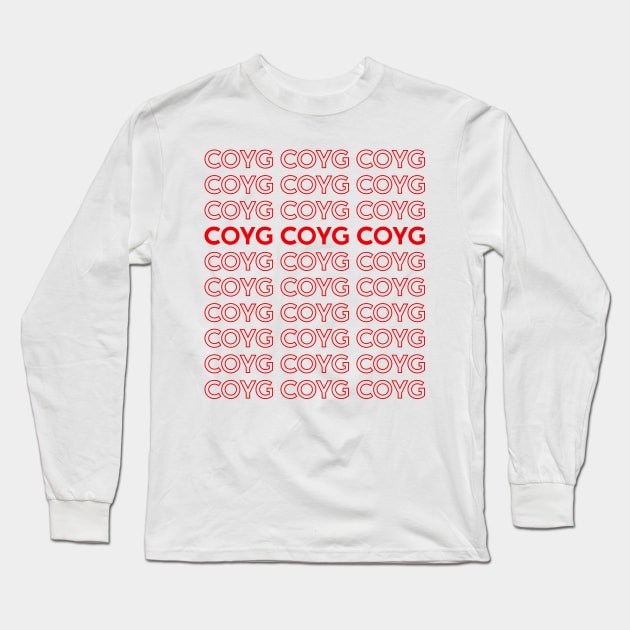 COYG COYG COYG Long Sleeve T-Shirt by truffela